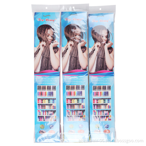 Aishili wholesale Crochet Pre Stretched 82 inches 165g synthetic extensions jumbo crochet braiding hair